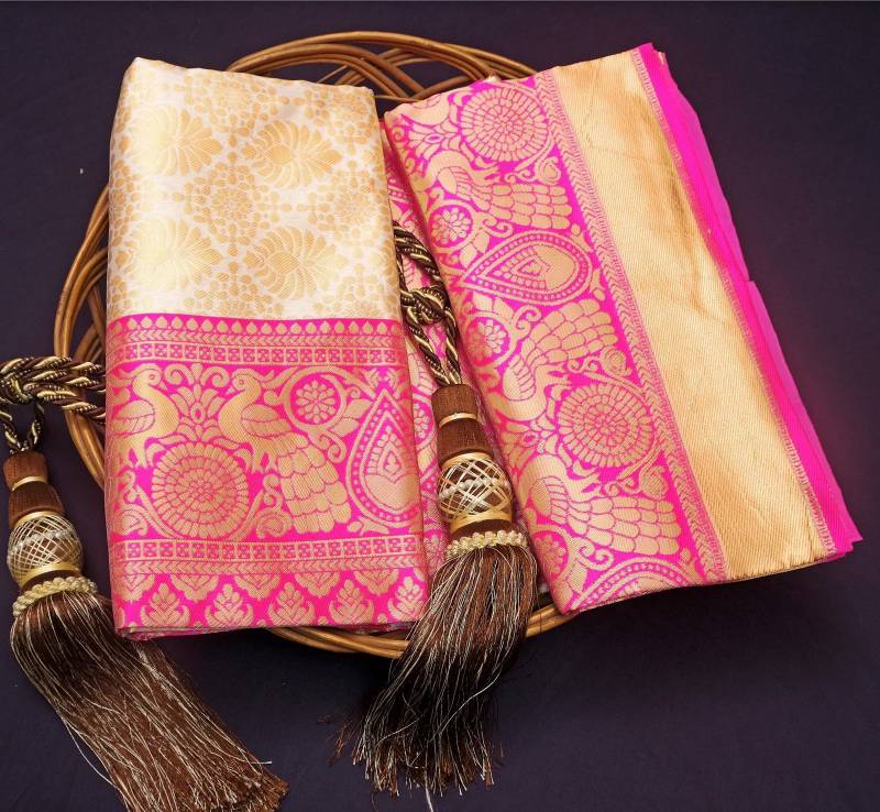 Aab Akshya Soft Lichi Silk Saree Collection